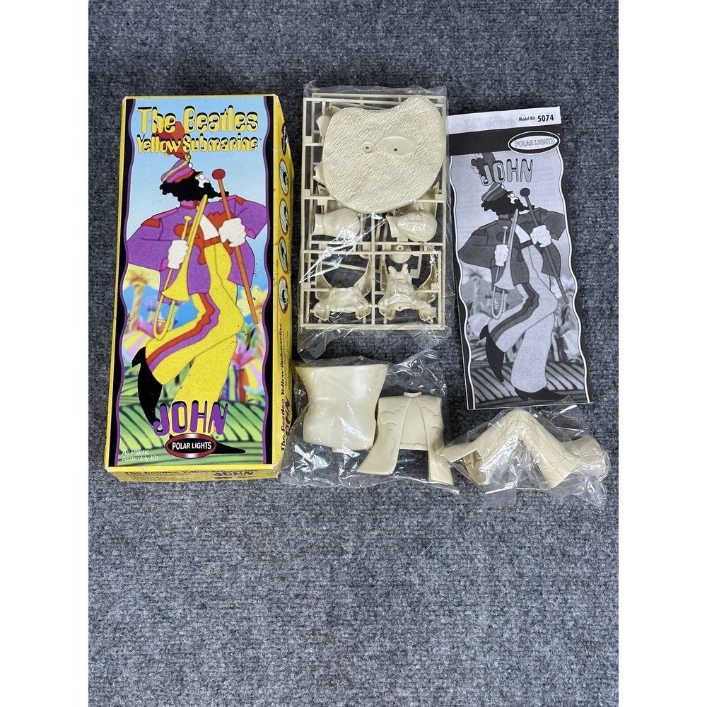 The Beatles Yellow Submarine John‎ Lennon Model Kit Open Box 1999 Vintage